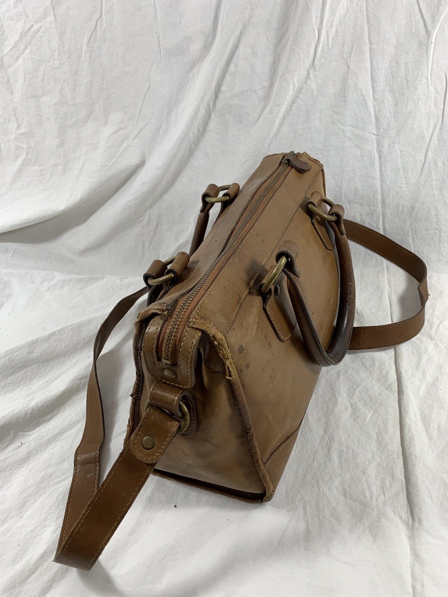 Vintage genuine Ghurka No 16 The Keeper tan leather satchel Vintage genuine Ghurka No 16 The Keeper tan leather satchel