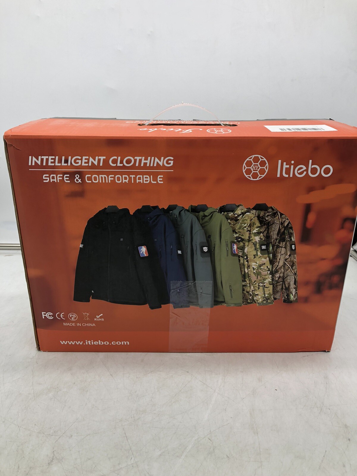 ITIEBO Heated Jacket with 12V/8500mAh Battery Pack 165℉/10hrs for Outdoors 3XL
