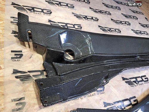 RPG Carbon RHD Wiper COWL Cover for 01-08 Mitsubishi Lancer Evolution Evo 7 8 9 - Picture 10 of 13
