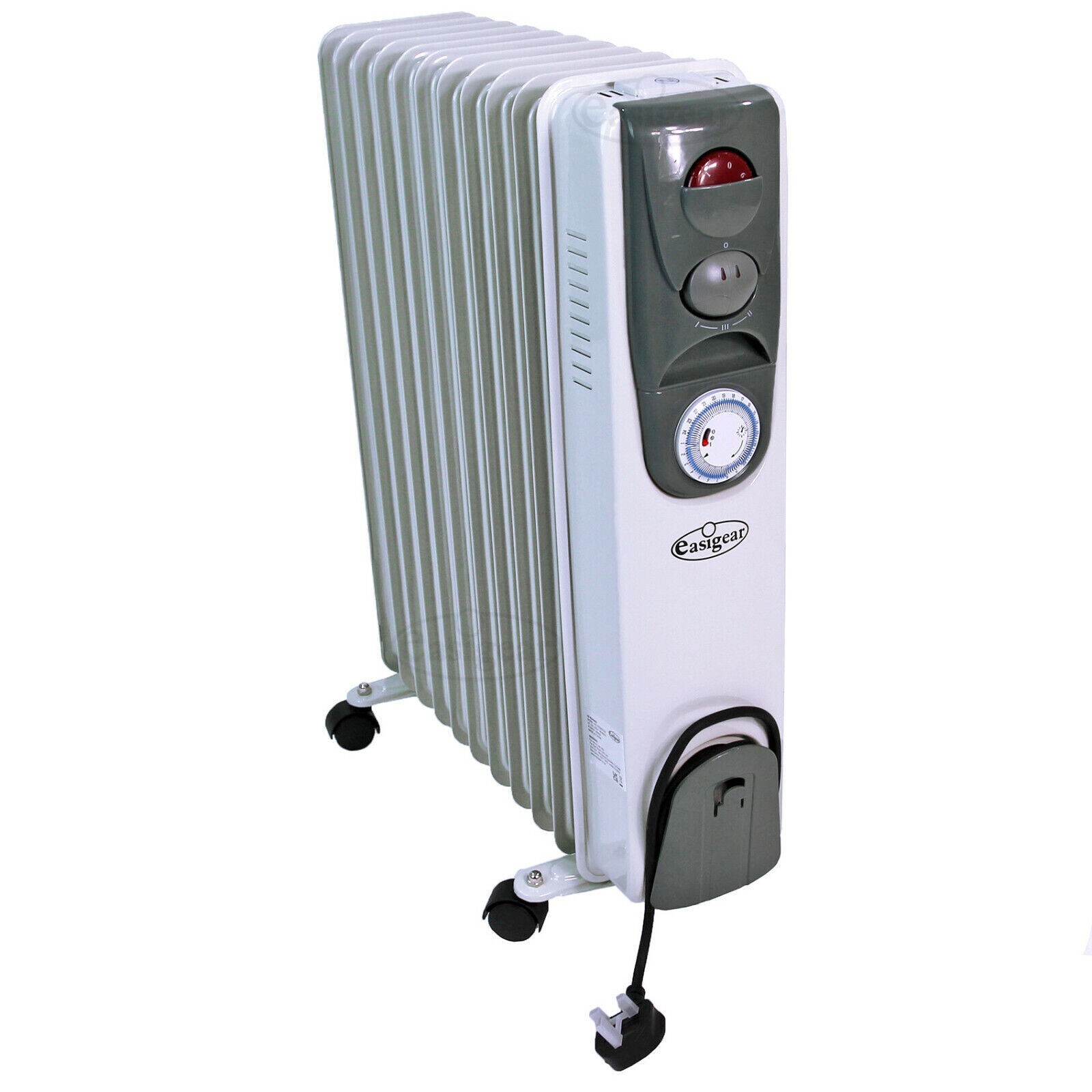 2NDS Oil Filled Radiator 2500W Column Portable Electric Heater Timer  Thermostat | eBay