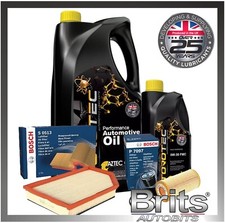 Kit manutenzione per Volvo XC60 XC70 S60 S80 2.4 D5 Bosch filtro aria olio e olio 0W-30