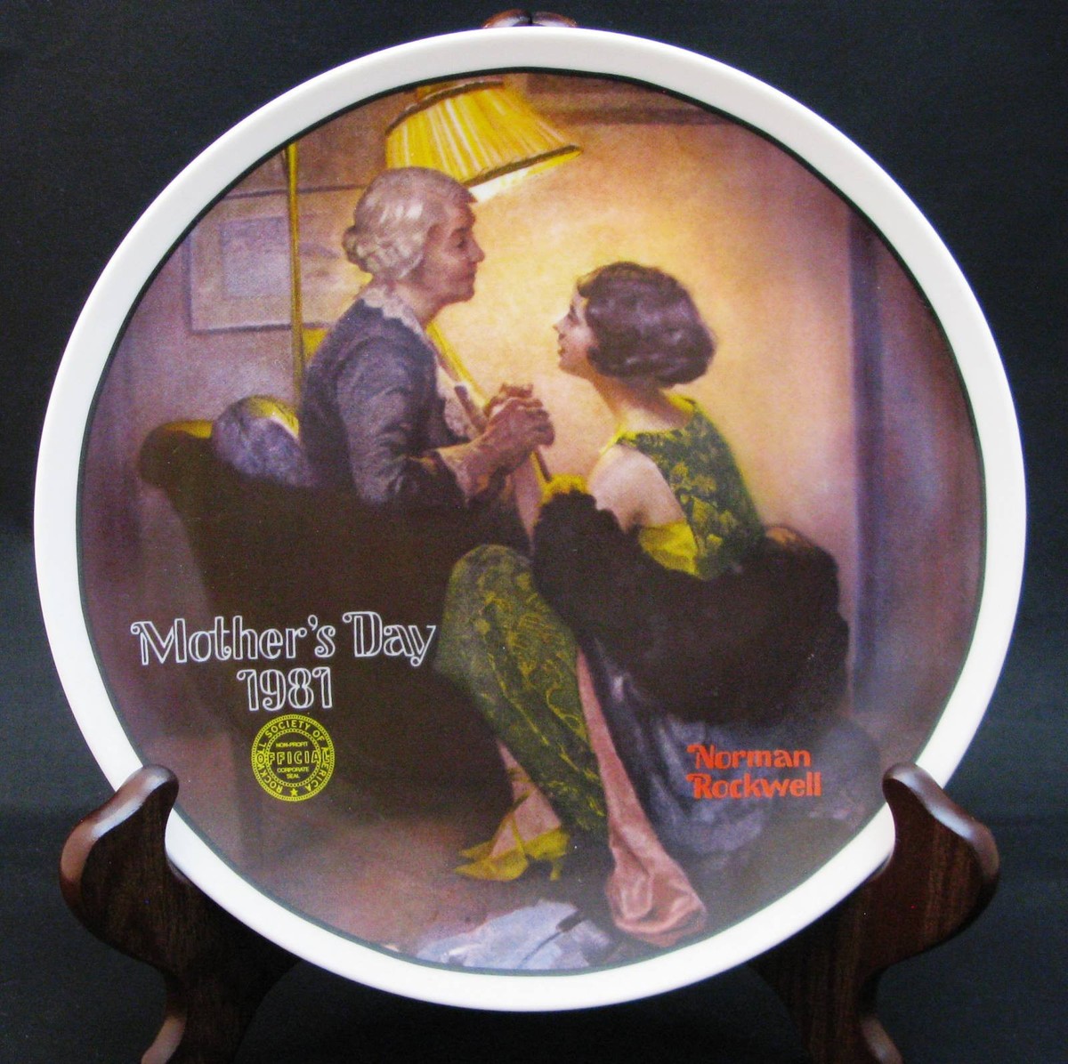 Norman Rockwell Mother's Day 1981 