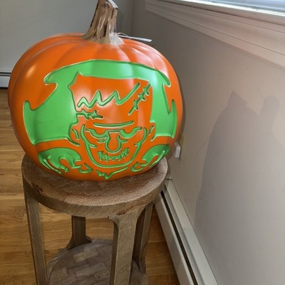 Hyde And Eek Pumpkin Monster Halloween 16.5 With Timer NWT