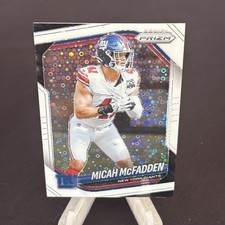 Panini Prizm 2025 Micah McFadden Disco #95 New York Giants NFL Football