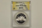 1966 Canada $1 Proof Like Large Beads ANACS MS66