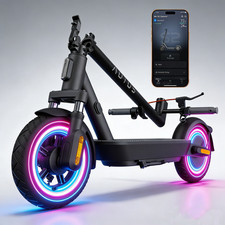 12" Tire Electric Scooter for Adults E-Scooter W/Shock Suspension 750W 44 miles