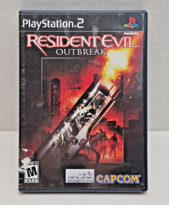 Sony Playstation 2 PS2 Resident Evil Outbreak Complete in Box Manual Retro Game