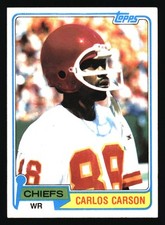 1981 Topps #467 Carlos Carson