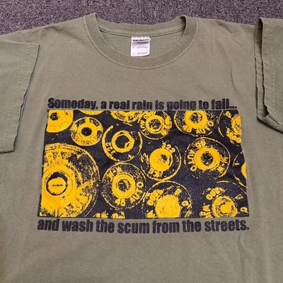 VINTAGE y2k Taxi Driver Scorsese rain quote bullet gun pop art graphic movie Tee