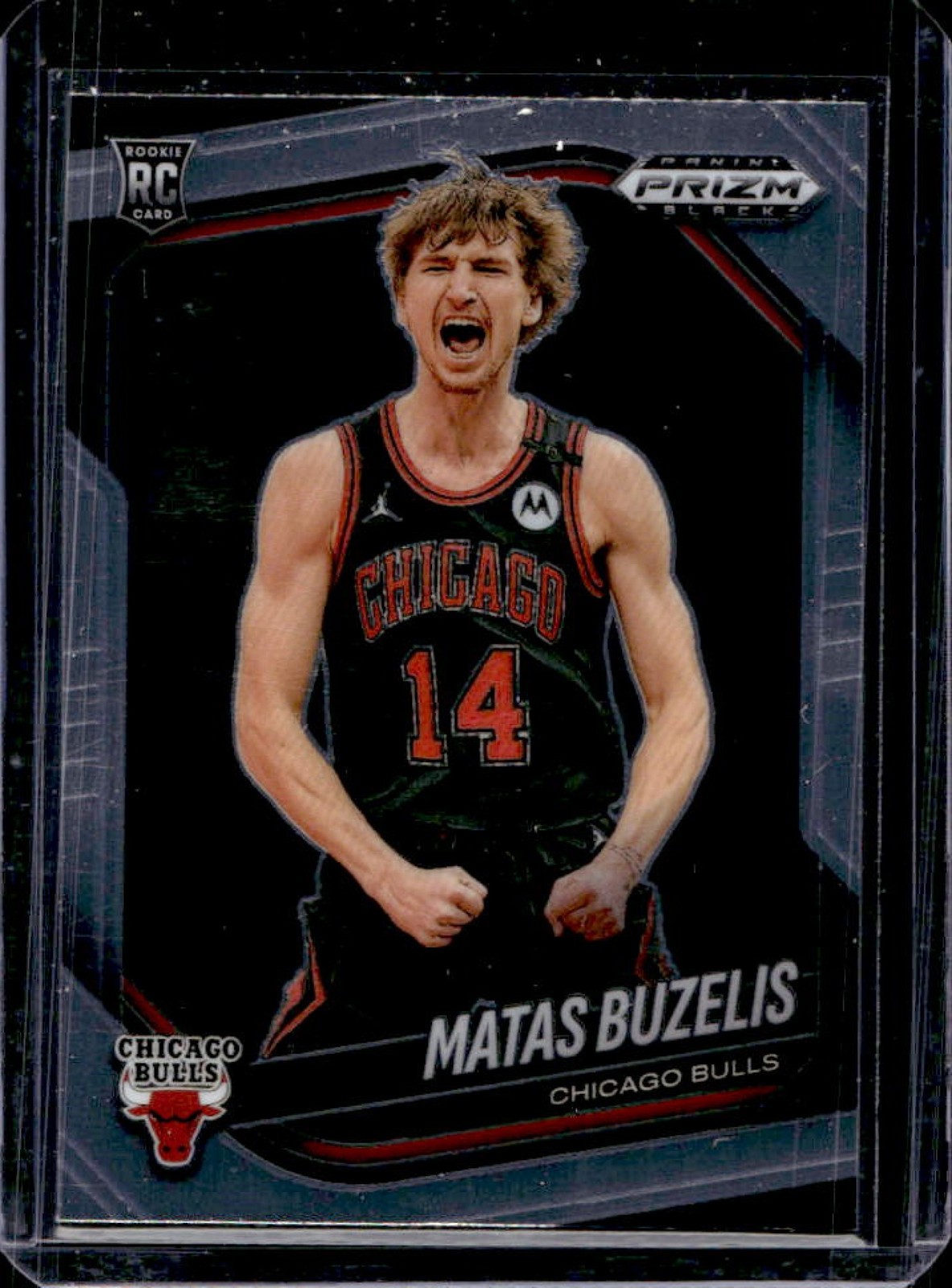 2024-25 Panini Prizm Black Matas Buzelis RC Rookie #41 Bulls
