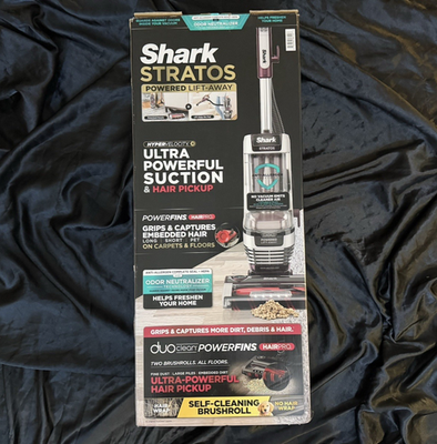 #ad Shark Stratos AZ3000 Powered Lift Away Upright Vacuum DuoClean PowerFins HairPro $249.99