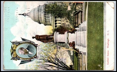 Postcard JAMES A. GARFIELDGarfield Statue. Washingt D. C.   E98