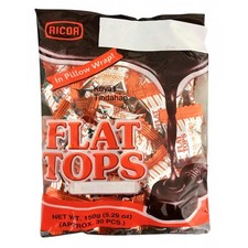 Ricoa Flat Tops Milk Chocolate 150g