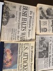 Lot Of 8 Historic Newspapers Obama Inauguration Clinton 9/11 Paterno Osama Dead — photo 5