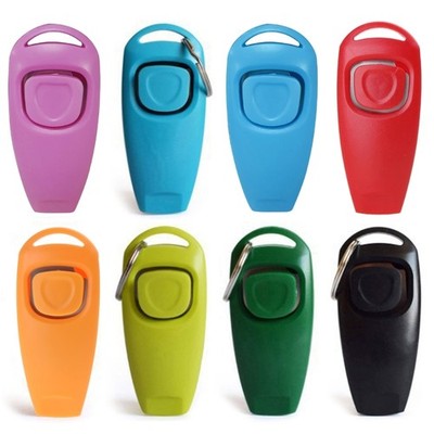 Clicker Training for Dogs Pet Training Clicker Whistle with Keyring Dog Clicker