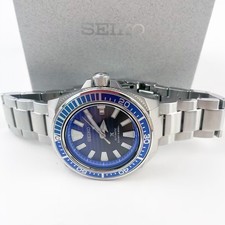 Seiko Prospex Sea King Samurai Men's Blue Dial Automatic SRPC93 Watch 43.8mm 4