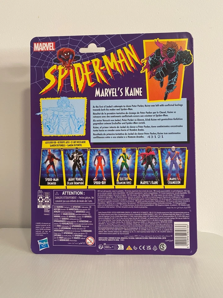 Figura de acción Hasbro Marvel Legends Spider-Man Kaine 6” - Nueva sellada Foto 2 de 4