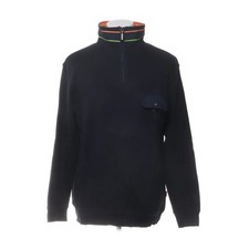 Signum, Strickpullover, Größe: L, Blau, Baumwolle/Modal, Einfarbig #BjV