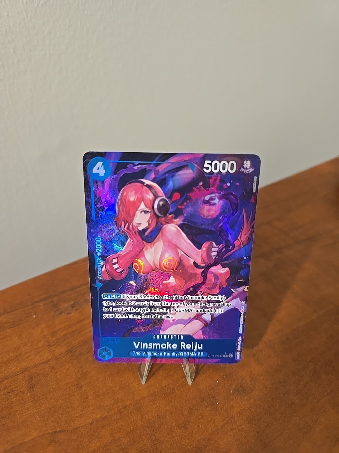 Vinsmoke Reiju (Alternate Art) OP11-047 A Fist of Divine Speed Foil
