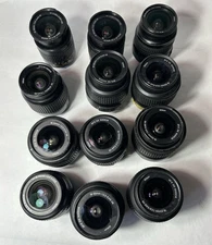 LOT OF 12 FOR PARTS Nikon AF-S DX Nikkor 18-55 mm f/3.5-5.6 G ED DSLR Lens