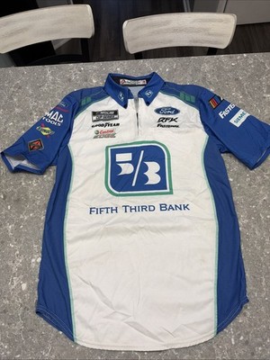 RFK Racing Med 5/3 Ford Race Used Pit Crew Shirt NASCAR Chris Buescher 75