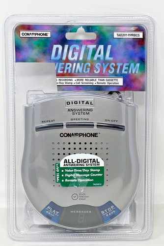 Conair TAD2014MRBCS Digital Answering Machine Voice Time Day Stamp NEW Sealed