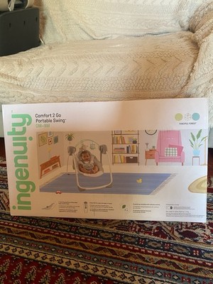 Ingenuity Comfort 2 Go Tragbare Schaukel »Fanciful Forest« Baby Wippe