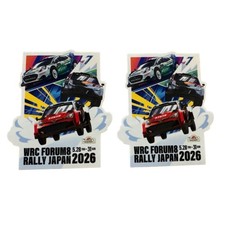 WRC Forum8 Rally Japan 2026 Official Sticker Toyota Hyundai Ford JDM Set of 2