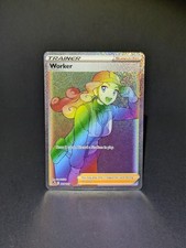 Pokémon: Worker (Secret) 209/195 Swsh12: Sword & Shield - Silver Tempest Holo NM