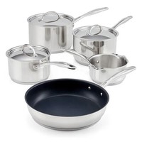 Stellar 5pc Cookware Set – 7000 Profile Range, Stainless Steel, Durable Build