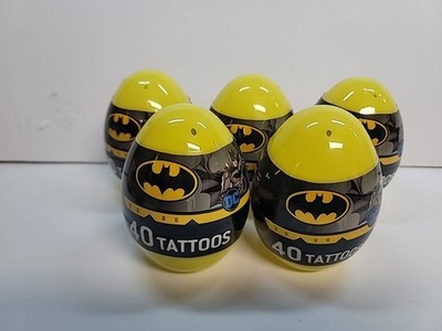 Batman Tattoos 40 Count Lot Of 5 New