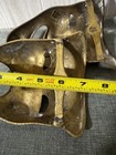 VTG Solid Brass Theater Masks Pair Comedy/Tragedy Wall Hanging Masks 7" INDIA — photo 8