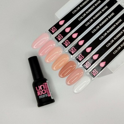 UNO COLOR Cover Rubber Base Coat 8ml Gel Nagellack Soak Off LED/UV