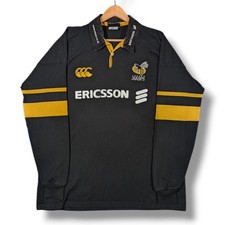 Vintage London Wasps Rugby Shirt Mens 2XL Canterbury 2000-2001 Jersey Ericsson