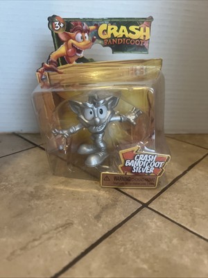 Crash Bandicoot THUMBS UP SILVER CRASH Jakks Figure