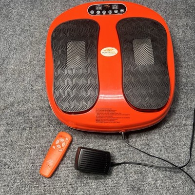 Powerfit PL-1911 Power Legs Vibration Foot Massager Platform With Remote &  Pads