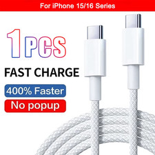 1-5Pcs 60W Original Braided USB C to Type C Cable for Apple Iphone 17 Air 15 16 