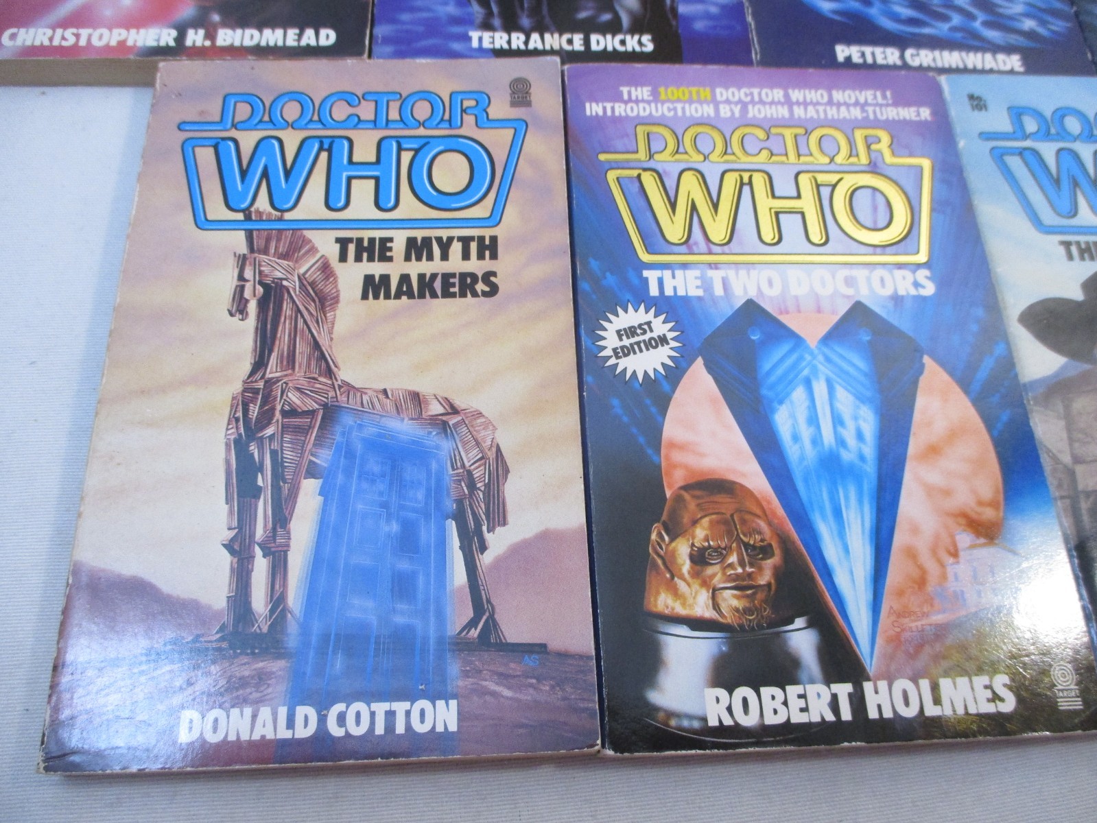 Doctor Who Paperback Book Lot of 15 - Various Era's - Target Books 1980s