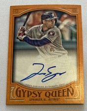 Autographed 2016 Topps Gypsy Queen  #GQAGS George Springer 2/25 Astros
