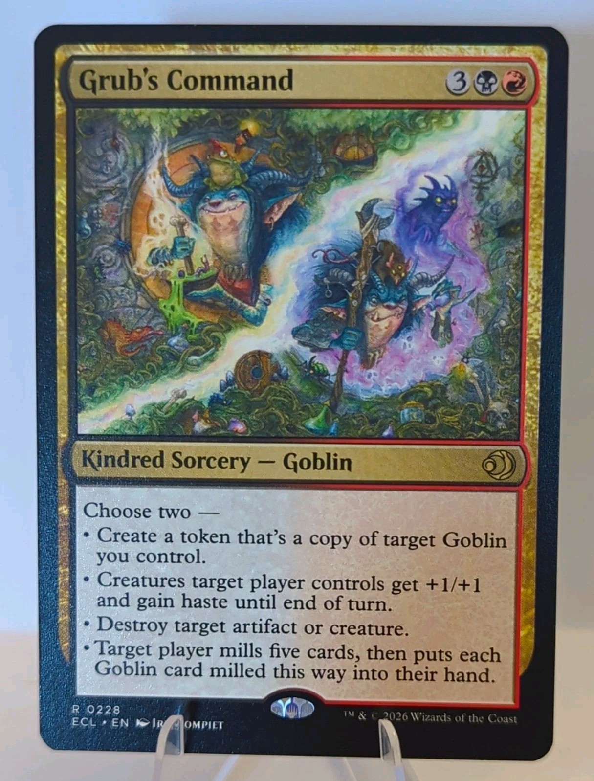 Grub's Command MTG Lorwyn Eclipsed Regular 