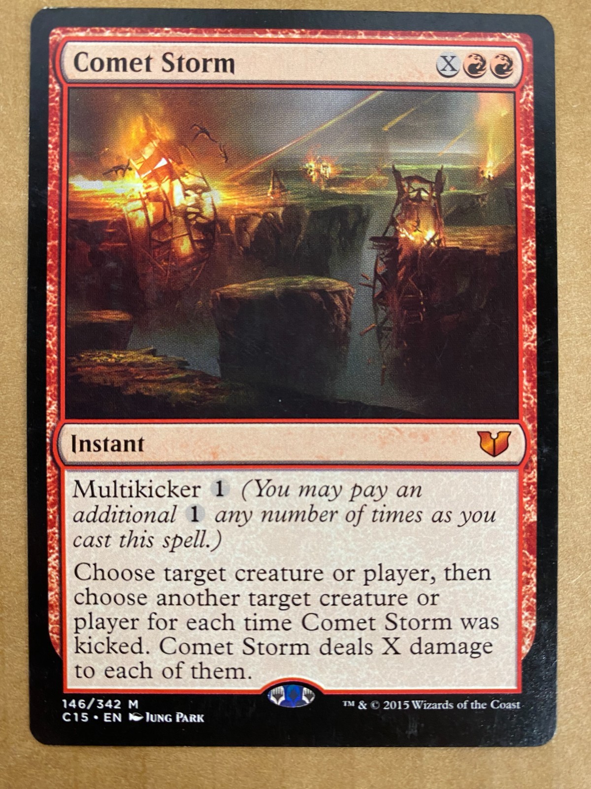 MTG 1x Comet Storm # 146 Commander 2015 Magic the Gathering Card x1 LP