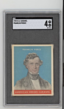 1932 U.S. Caramel Presidents Franklin Pierce Blue Variety President SGC VG-EX 4