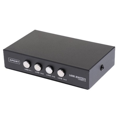 usb 2.0 manuelle sharing switch 4 port hub adapter für pc scanner drucker