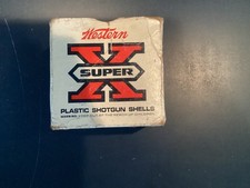 Western Super X Plastic Shotgun Shells EMPTY BOX ONLY Vintage