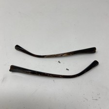 ALAIN MIKLI AL0820 0005 BROWN TEMPLE ARM PARTS W/ SCREWS O105