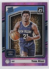 2024-25 Panini Donruss Optic Rated Rookie Pink Hyper Prizm Yves Missi #265 0nr