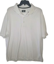 Ben Hogan Performance Golf Shirt Men's 2XL White Short Sleeve Polo