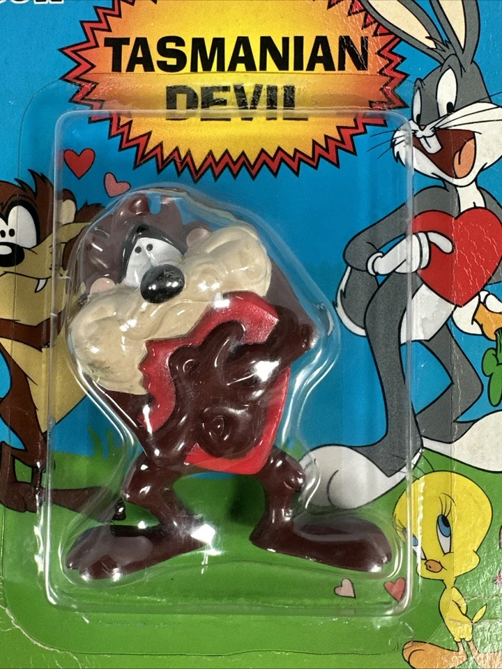 1994 年 Tyco | Looney Tunes Heart Throbs - Taz Tasmanian Devil 雕像 — 第 3/4 张图片