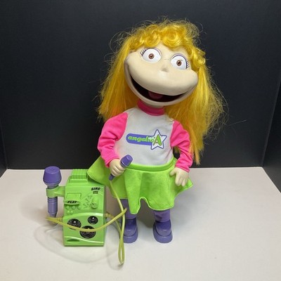 Vintage 2000 Nickelodeon Rugrats Angelica Sing N Swing Karaoke Doll Tested Works
