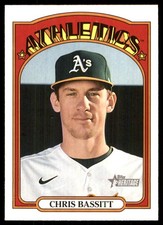 Chris Bassitt 2021 Topps Heritage #214 Athletics MLB READ FREE SHIP AutographDen